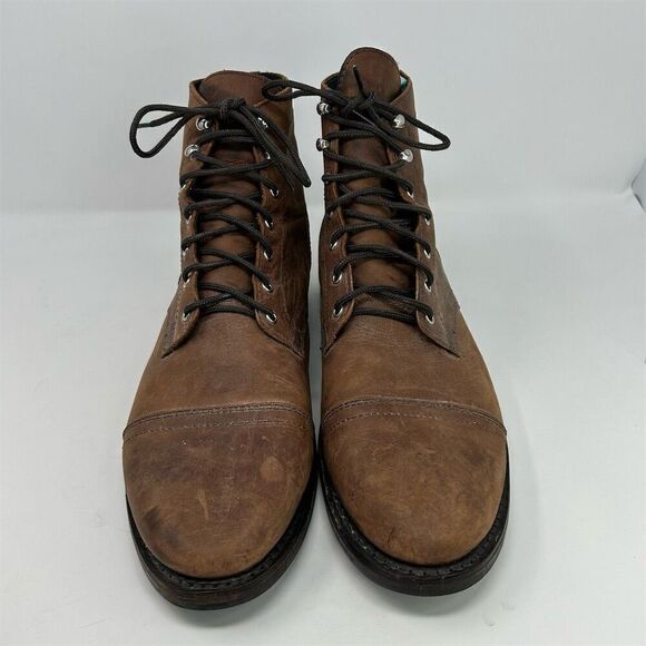 Thursday Boot Company Men\'s Captain Lace-Up Brown Leather Boots Size 15 main image 12